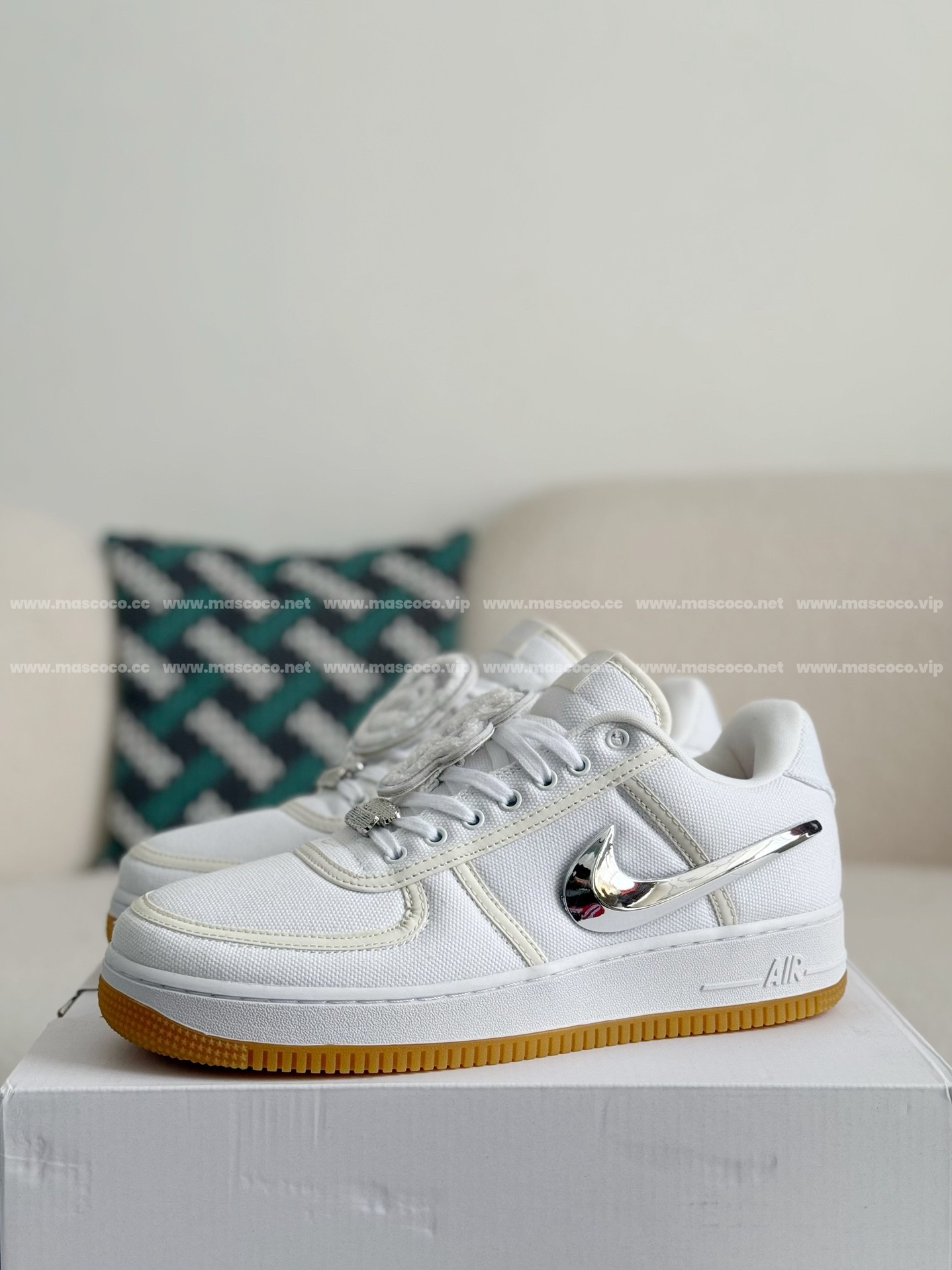 「#2989」Travis Scott x Nike Air Force 1 sneakers