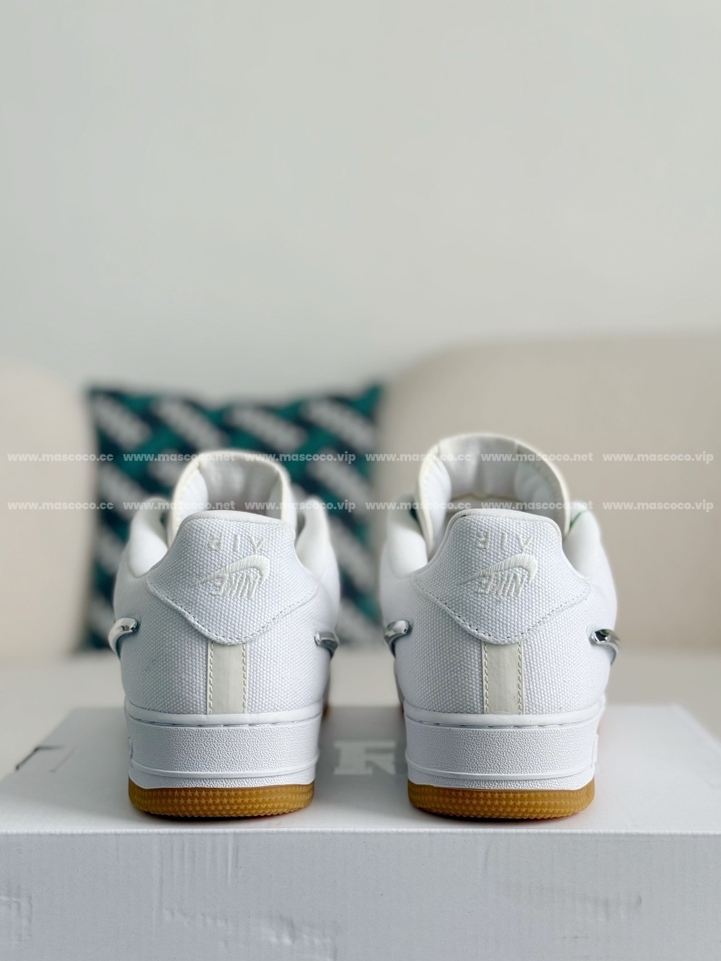 「#2989」Travis Scott x Nike Air Force 1 sneakers - Image 3