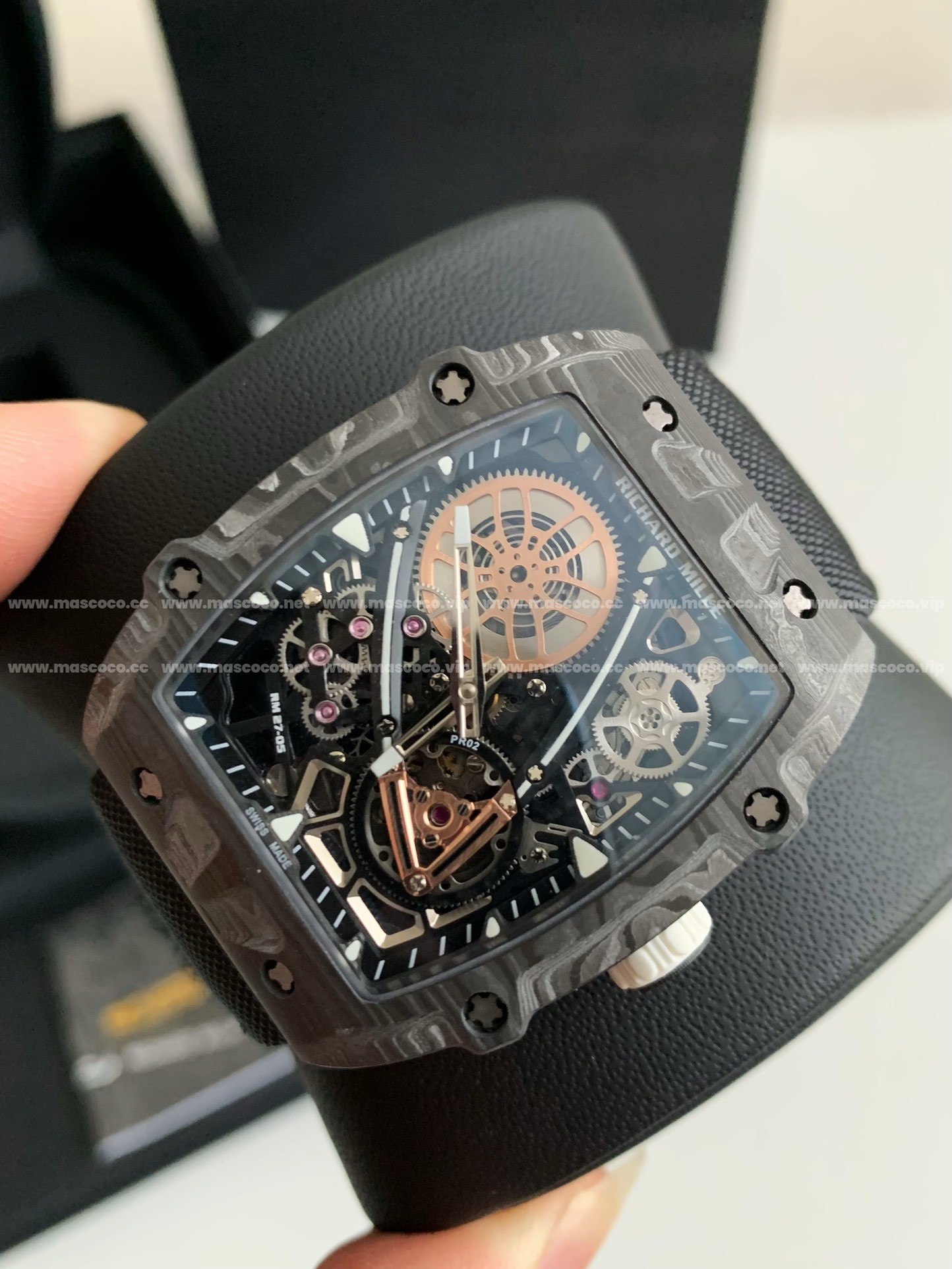 「#3014」「#2769」RICHARD MILLE RM 27-05 Flying Tourbillon Rafael Nadal Ultra-light and ultra-thin floating tou - Image 3