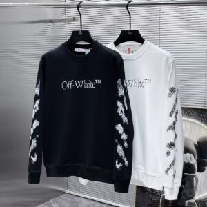 「#3058」offwhite24 autumn and winter new letter logo round neck sweatshirt