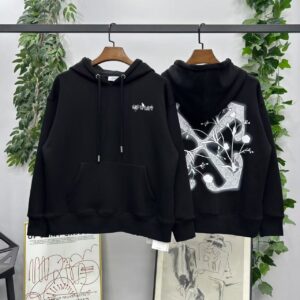 「#3060」offwhite24 autumn and winter tulip arrow hooded sweatshirt