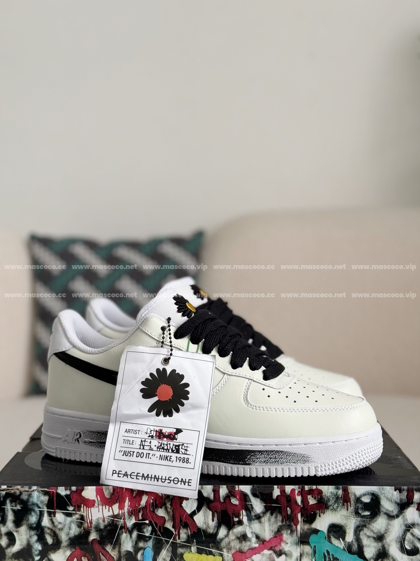 「#3062」Peaceminusone x Nike Air Force 1 Para-noise Sneaker - Image 2
