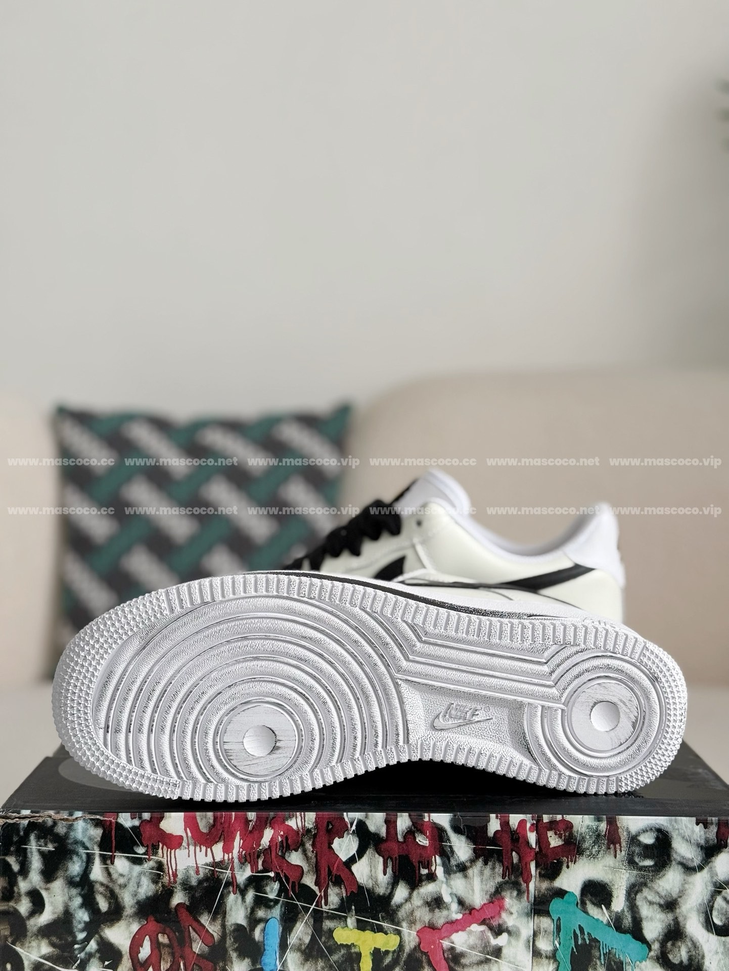 「#3062」Peaceminusone x Nike Air Force 1 Para-noise Sneaker - Image 5