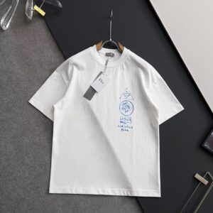「#3071」Dior catwalk graphic casual crew neck T-shirt