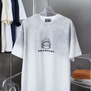 「#3103」Balenciaga Spring/Summer New Flame Hot Diamond T-shirt