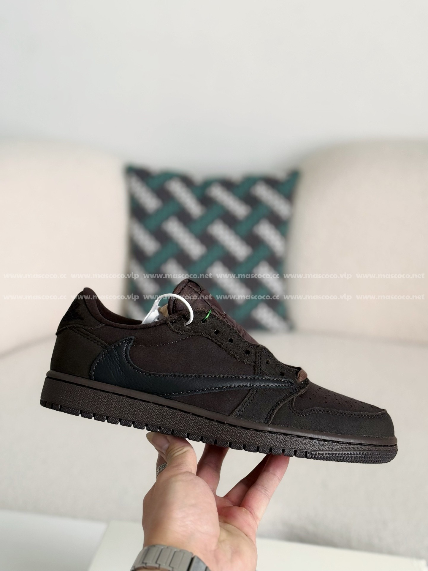 「#3106」Travis Scott x Jordan Air Jordan 1 Low Golf 6.0 Sneakers - Image 6