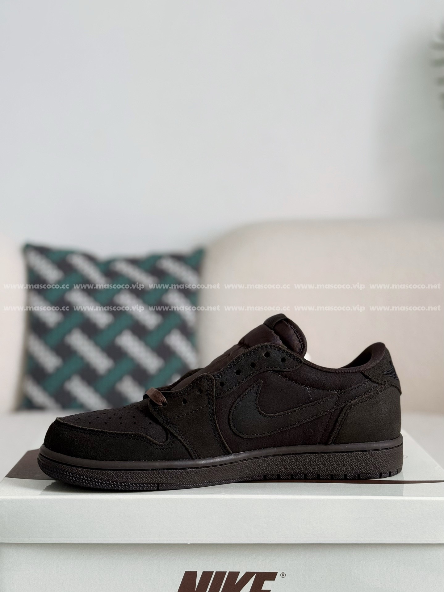 「#3106」Travis Scott x Jordan Air Jordan 1 Low Golf 6.0 Sneakers - Image 4