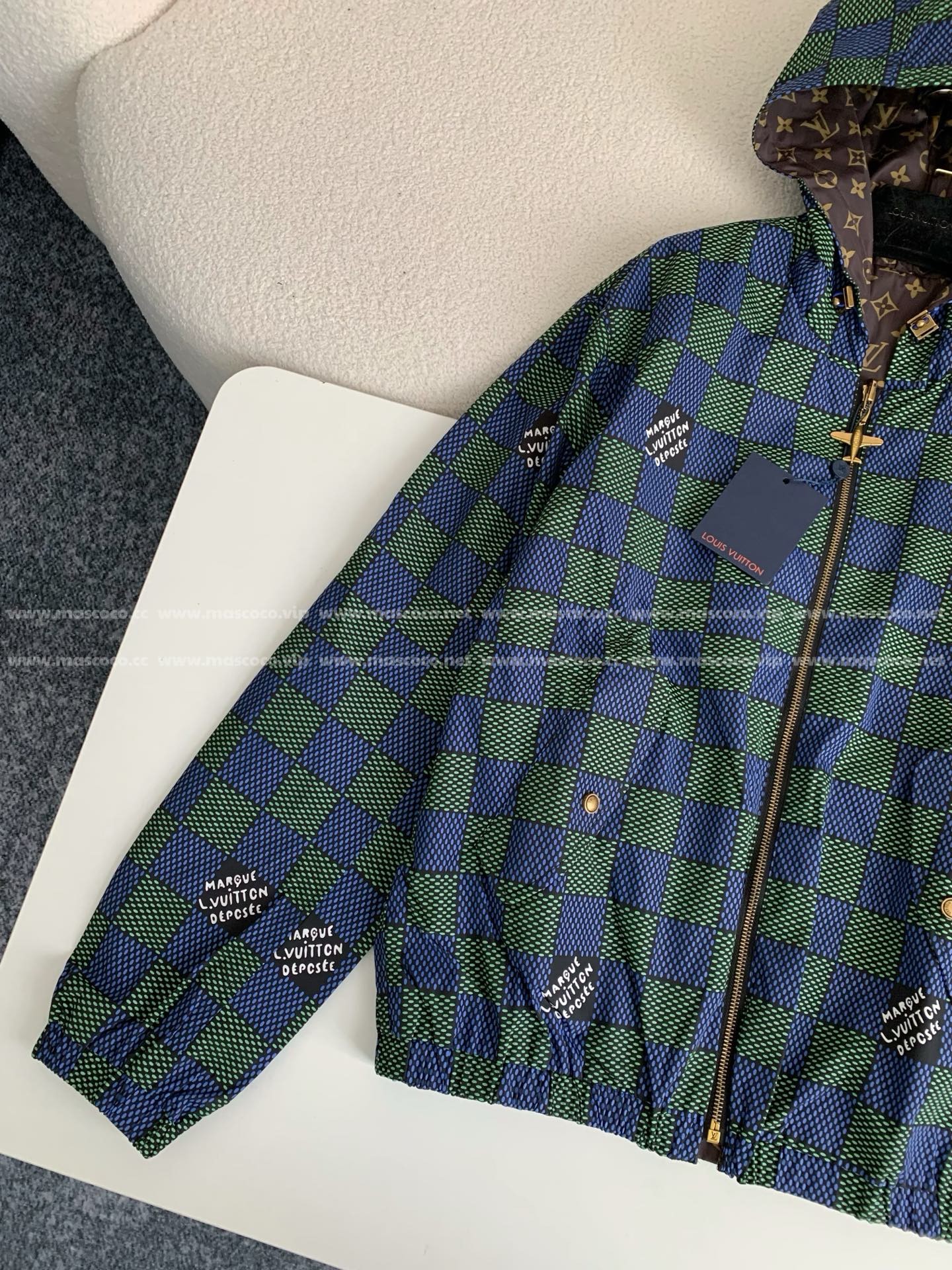「#3270」Louis Vuitton Spring/Summer collection plaid double-sided jacket - Image 2