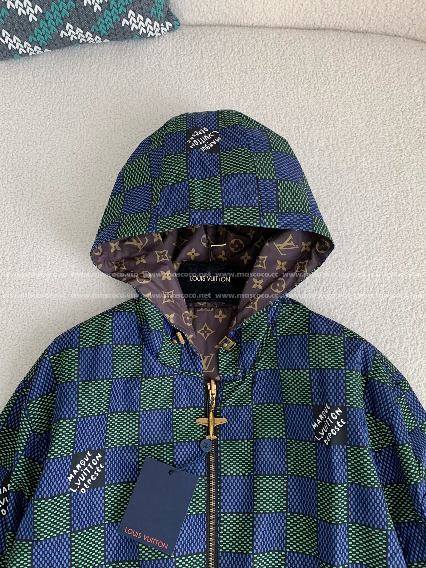 「#3270」Louis Vuitton Spring/Summer collection plaid double-sided jacket - Image 3