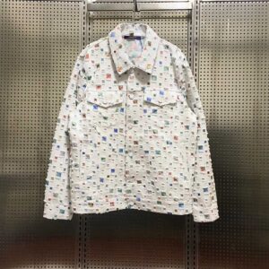 「#3275」Louis Vuitton Spring New Destroyed Denim Jacket