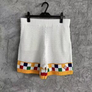 「#3282」Casablanca cotton high density knit, woven shorts