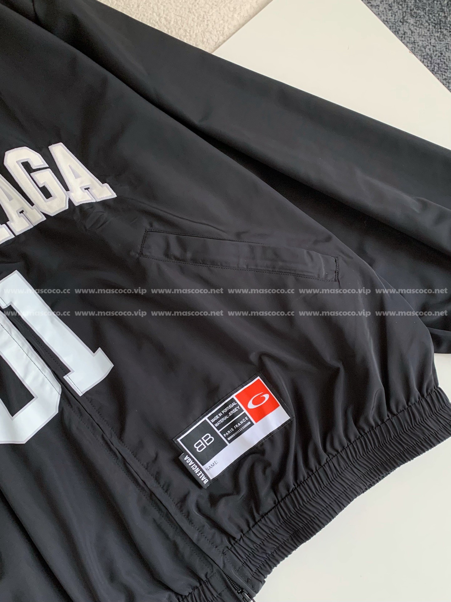 「#3380」Balenciaga ss25 Basketball Series Letter Print Jacket - Image 4