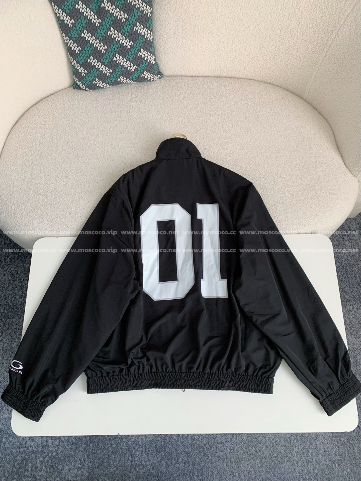 「#3380」Balenciaga ss25 Basketball Series Letter Print Jacket - Image 9