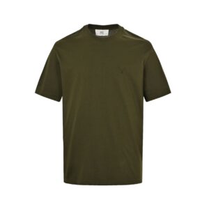 「#3428」AMI SS25 3D Heart Short Sleeve T-Shirt