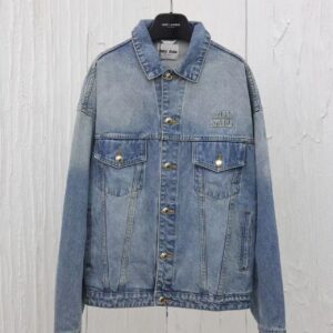 「#3437」miumiu washed denim jacket