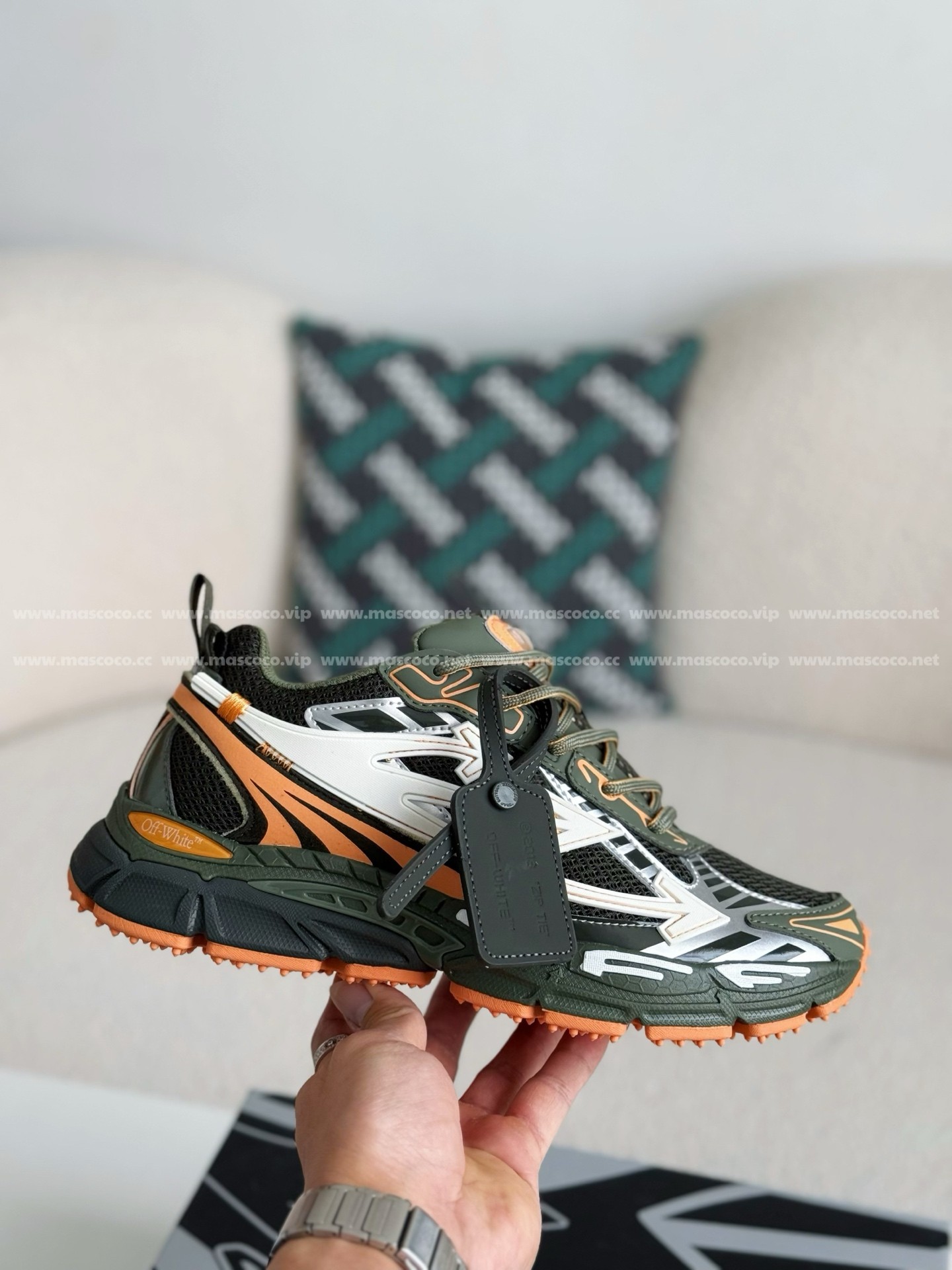 「#3474」OFF-WHITE BE RIGHT BACK CASUAL SHOES - Image 6