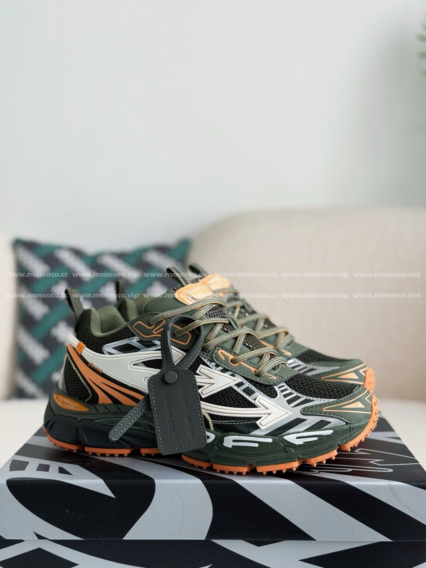 「#3474」OFF-WHITE BE RIGHT BACK CASUAL SHOES - Image 2