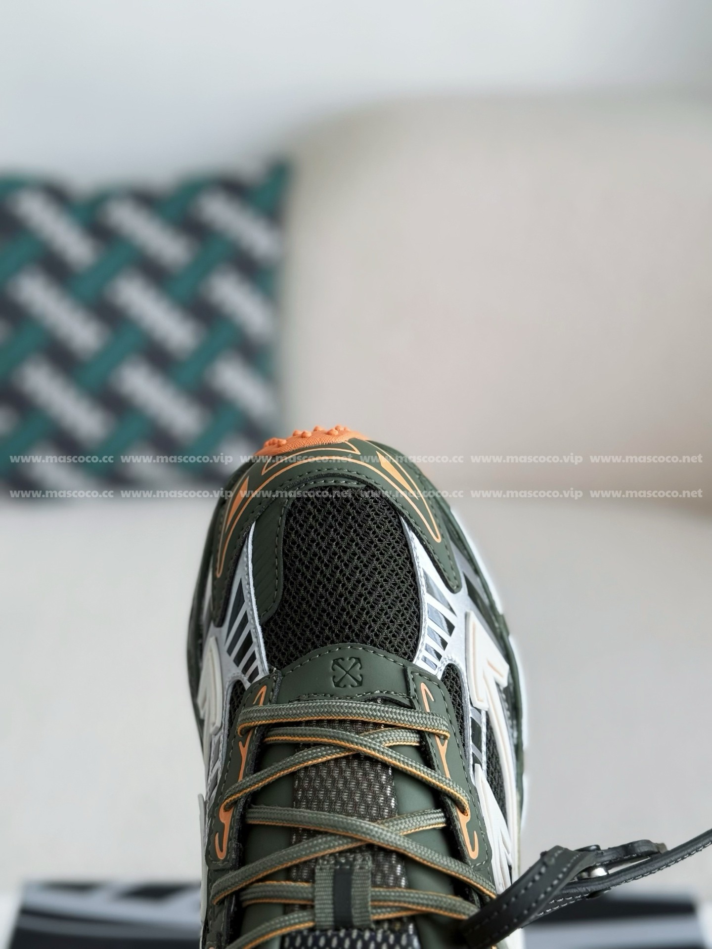 「#3474」OFF-WHITE BE RIGHT BACK CASUAL SHOES - Image 9
