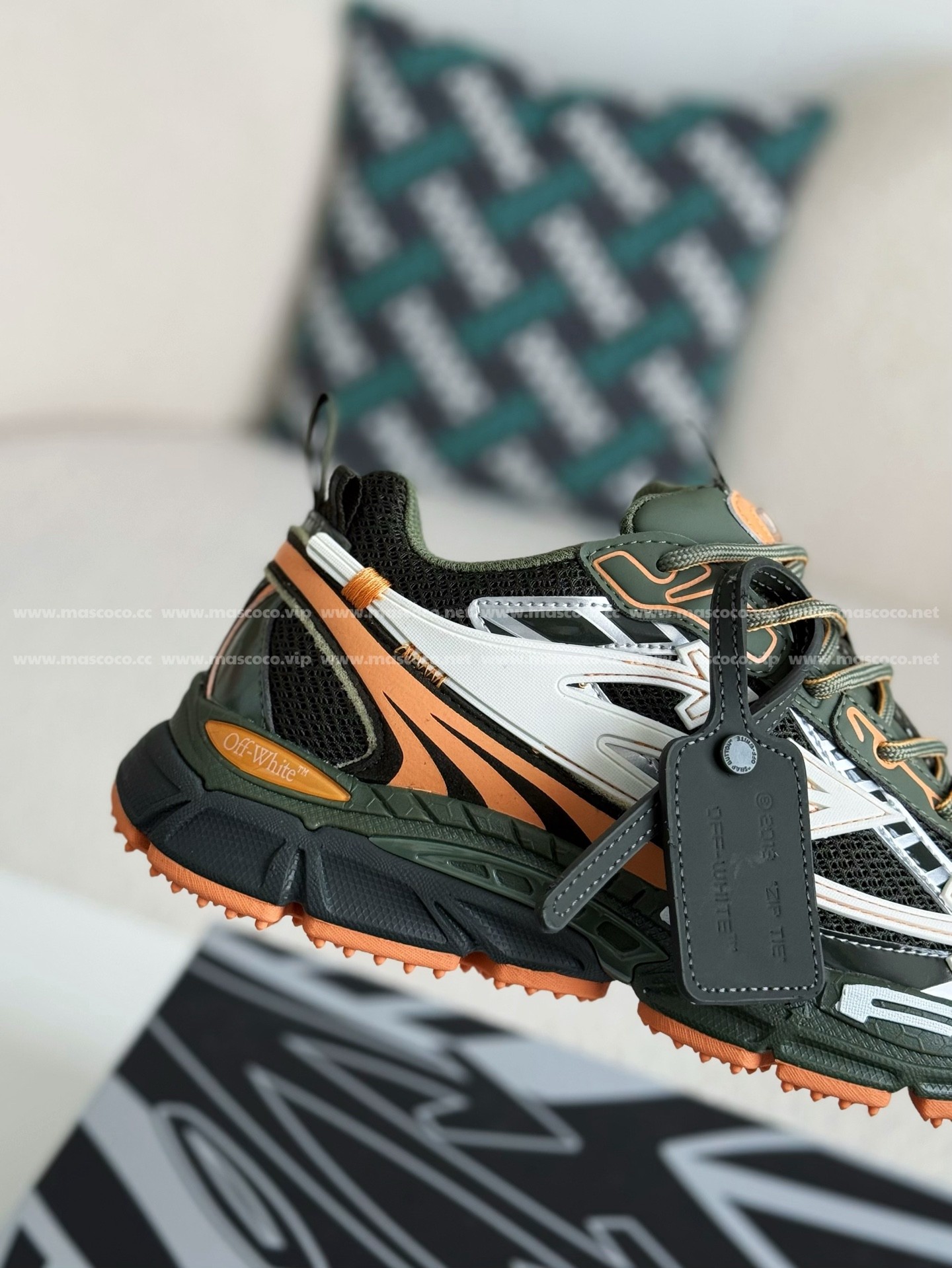 「#3474」OFF-WHITE BE RIGHT BACK CASUAL SHOES - Image 7