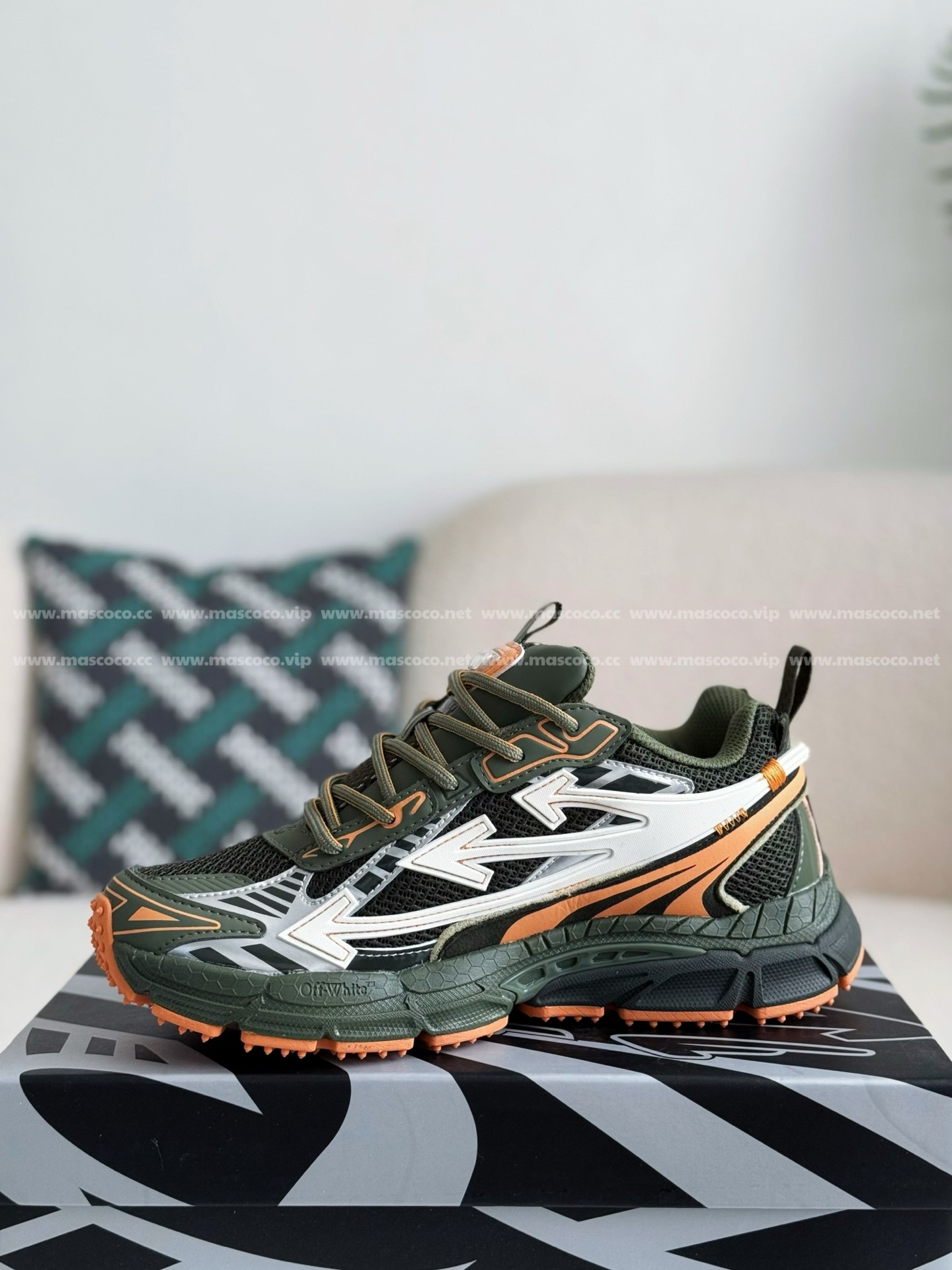「#3474」OFF-WHITE BE RIGHT BACK CASUAL SHOES - Image 4