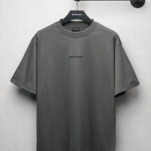 「#3563」Paris front and back letter embroidery short sleeves