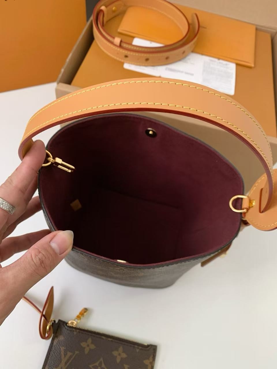 「#3579」New ALL IN BB monogram handbag M12925, SIZE:18*12*16cm - Image 5