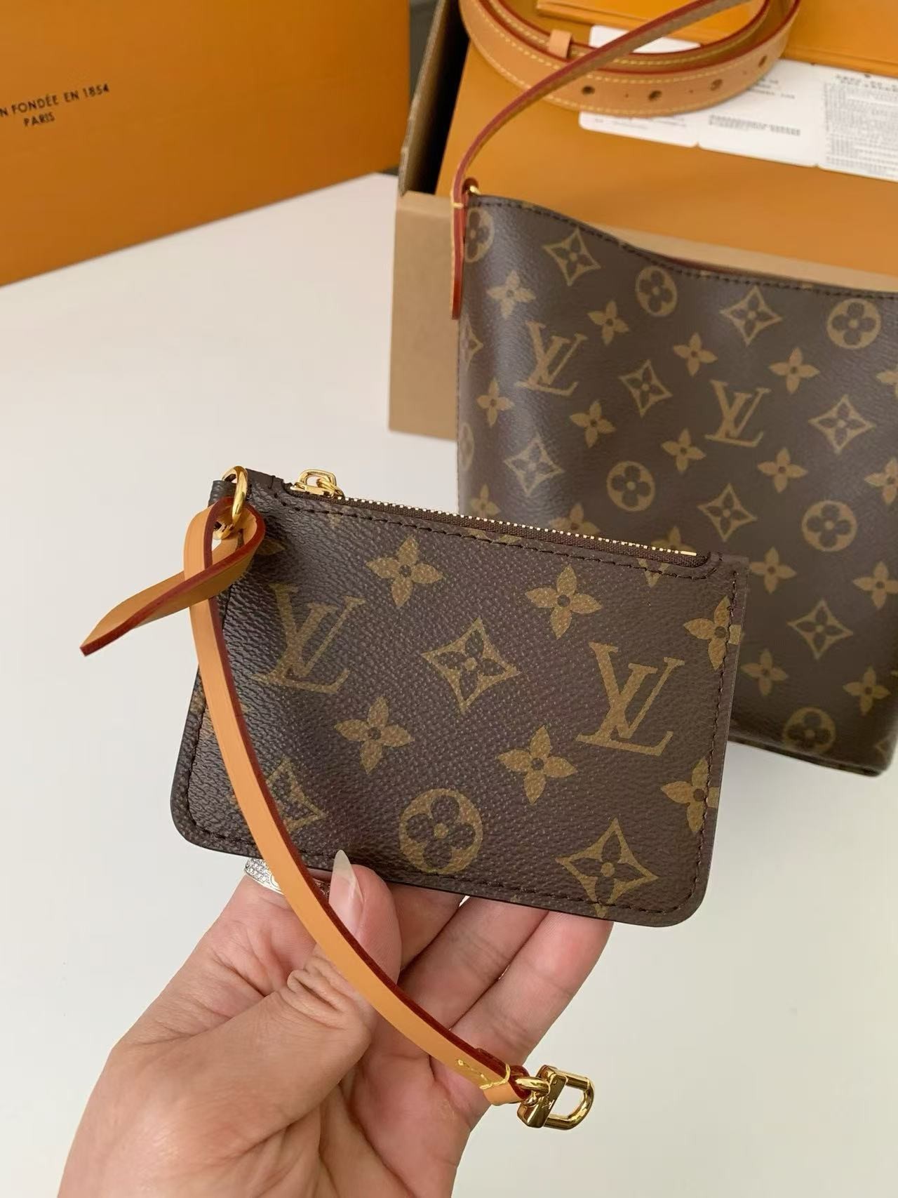 「#3579」New ALL IN BB monogram handbag M12925, SIZE:18*12*16cm - Image 7