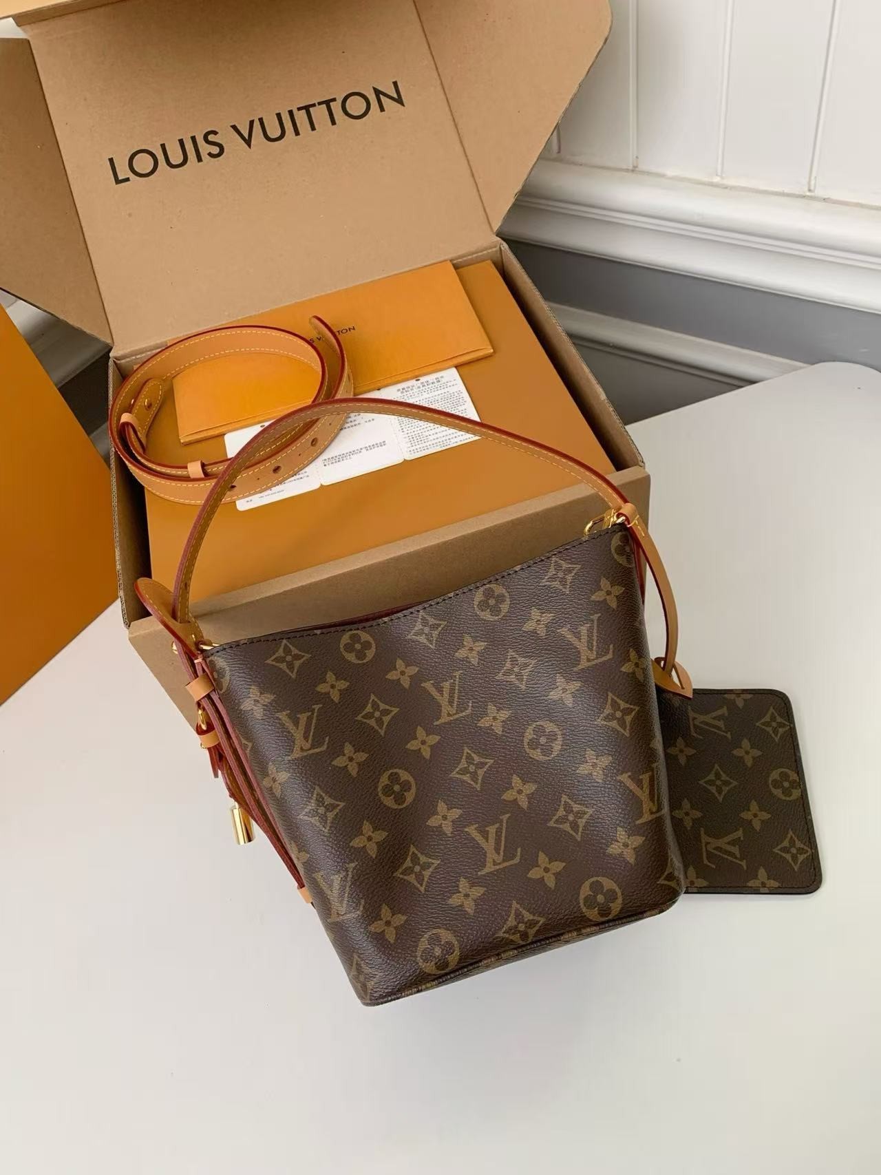 「#3579」New ALL IN BB monogram handbag M12925, SIZE:18*12*16cm - Image 2