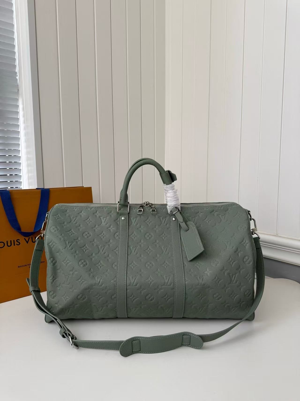 「#3583」New KEEPALL BANDOULIÈRE 50 travel bag M13976