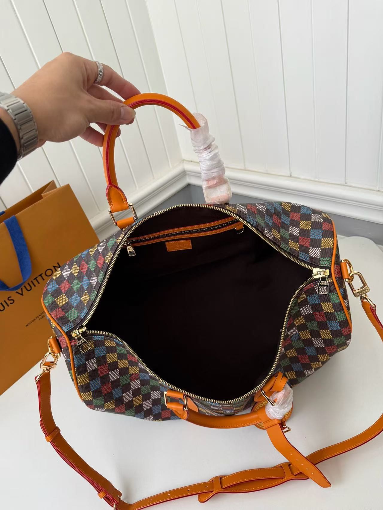 「#3585」New KEEPALL BANDOULIÈRE 50 travel bag M00170 - Image 4