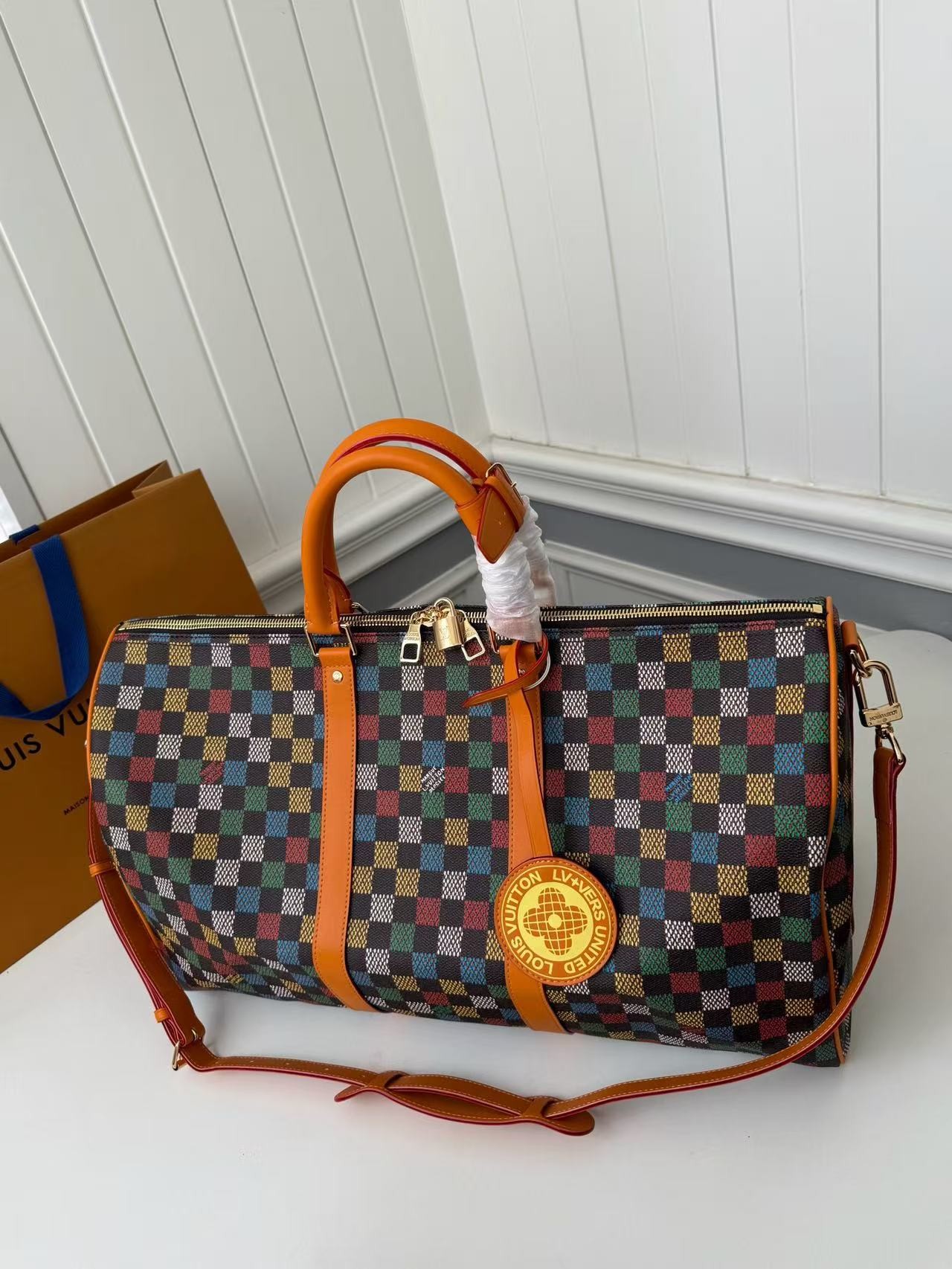 「#3585」New KEEPALL BANDOULIÈRE 50 travel bag M00170 - Image 2