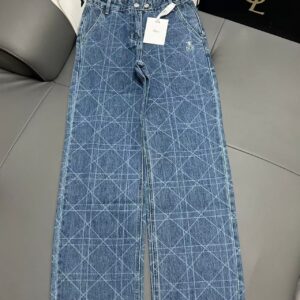 「#3609」Dior diamond laser embroidered jeans