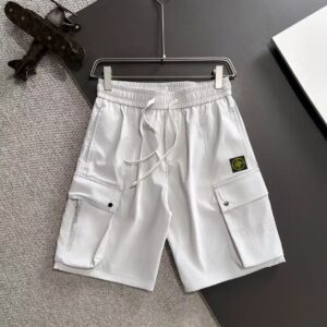 「#3735」Stone Island 2025 Spring and Summer New Elastic Casual Shorts