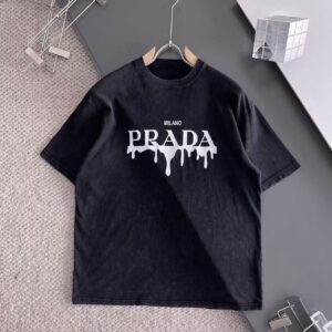 「#3811」Prada 2025 new round neck T-shirt