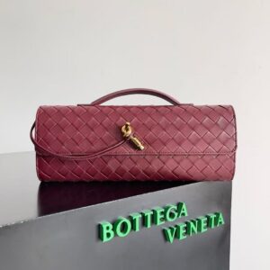 「#3845」BOTTECA VENETA uses exquisite craftsmanship intreccio woven imported sheepskin evening clutch bag Si