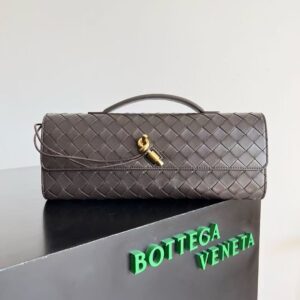 「#3847」BOTTECA VENETA uses exquisite craftsmanship intreccio woven imported sheepskin evening clutch bag Si