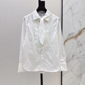 「#3872」Loewe Spring/Summer new pleated knot shirt