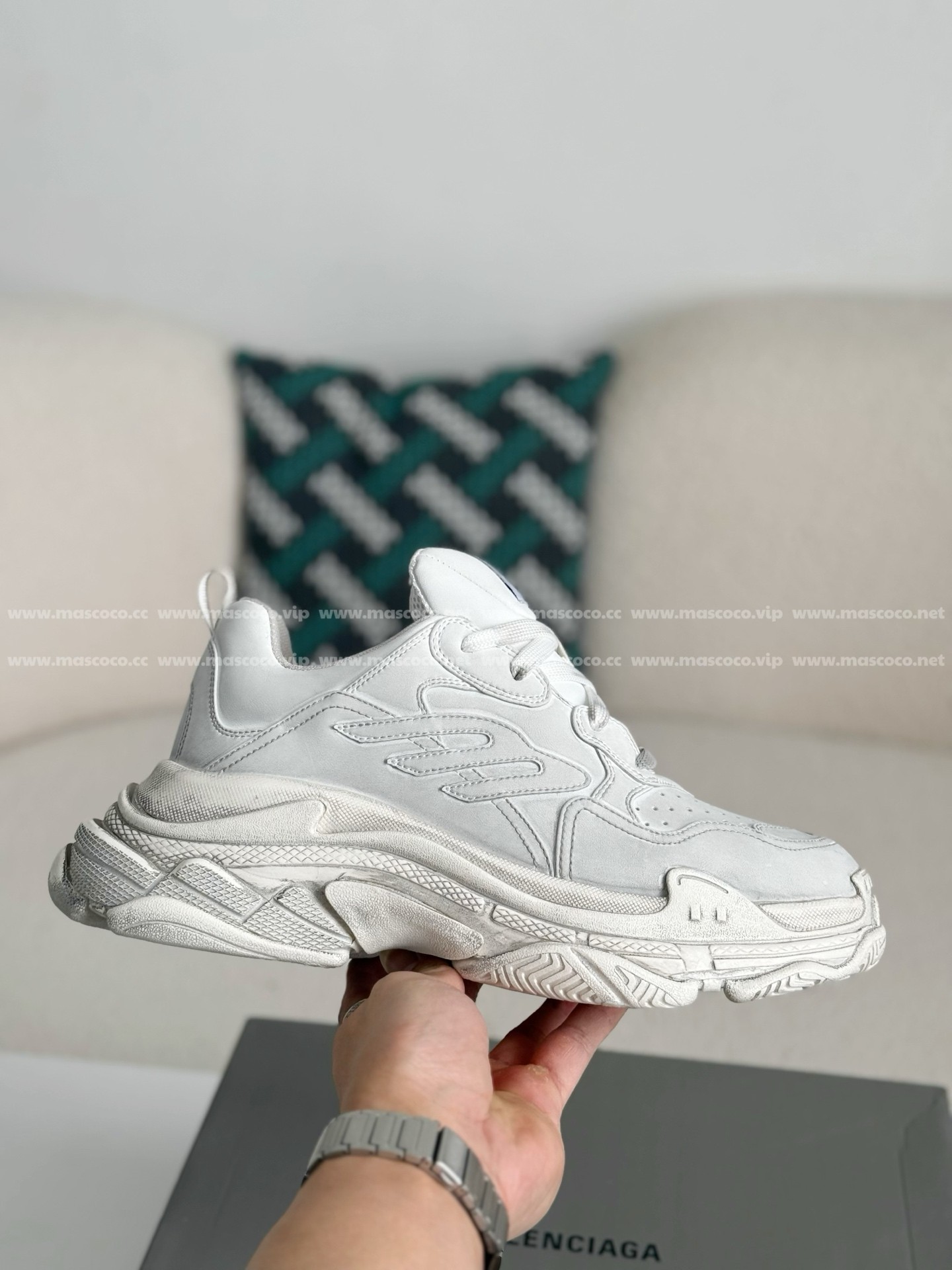 「#3895」Balenciaga Triple S Sporty Dad Shoes - Image 6