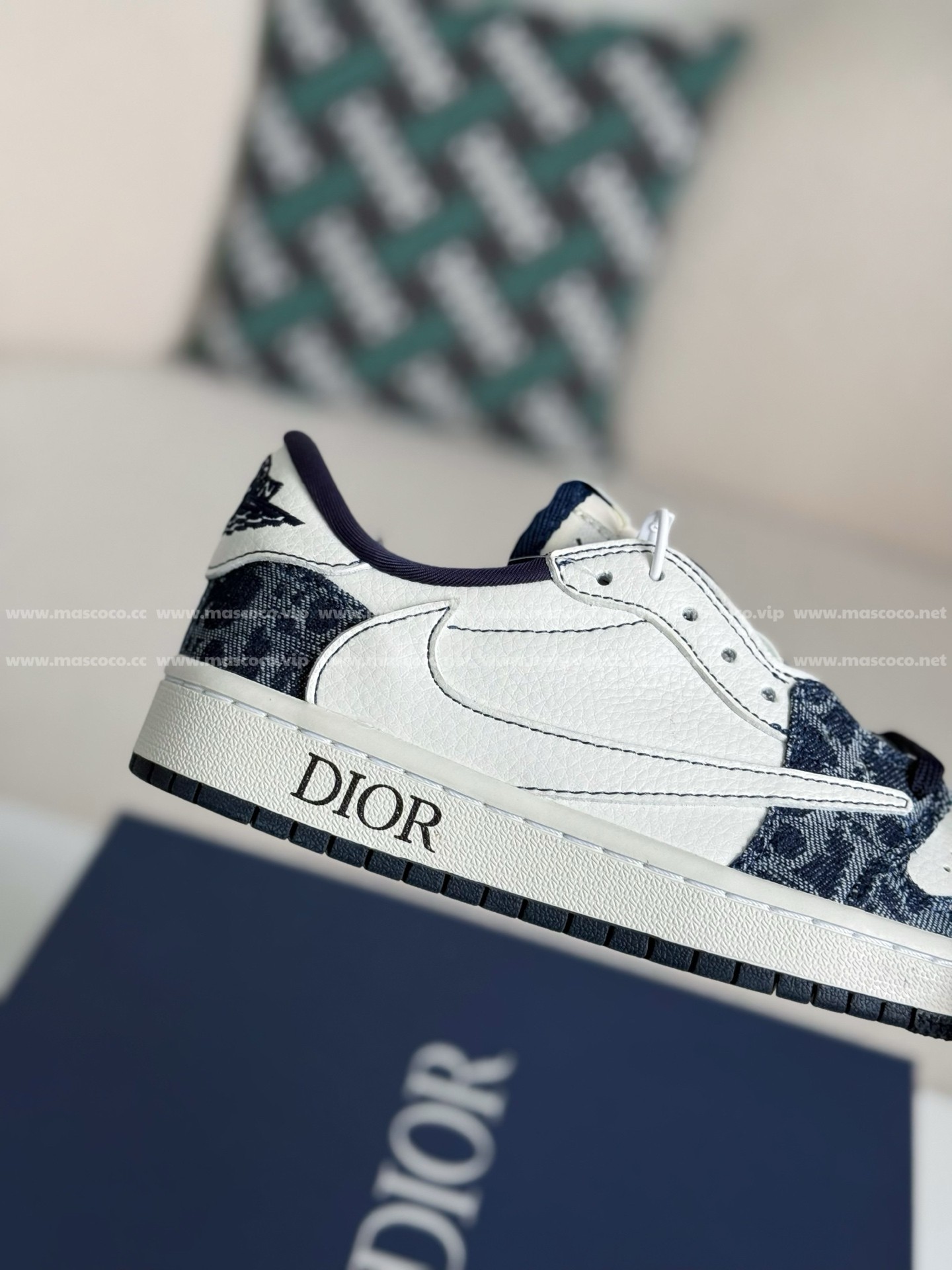 「#4013」Dior x Jordan Air Jordan 1 Low Golf 6.0 Sneakers - Image 7