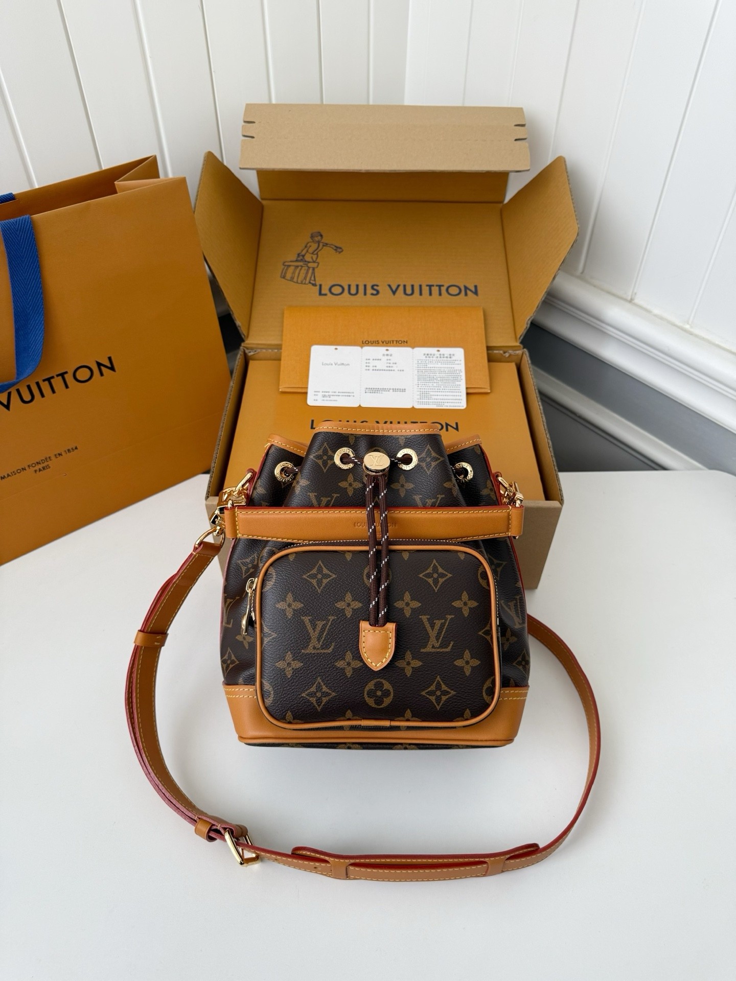 「#4040」LV NOÉ CARGO Vintage Handbag M14017,Size:24*16*22cm