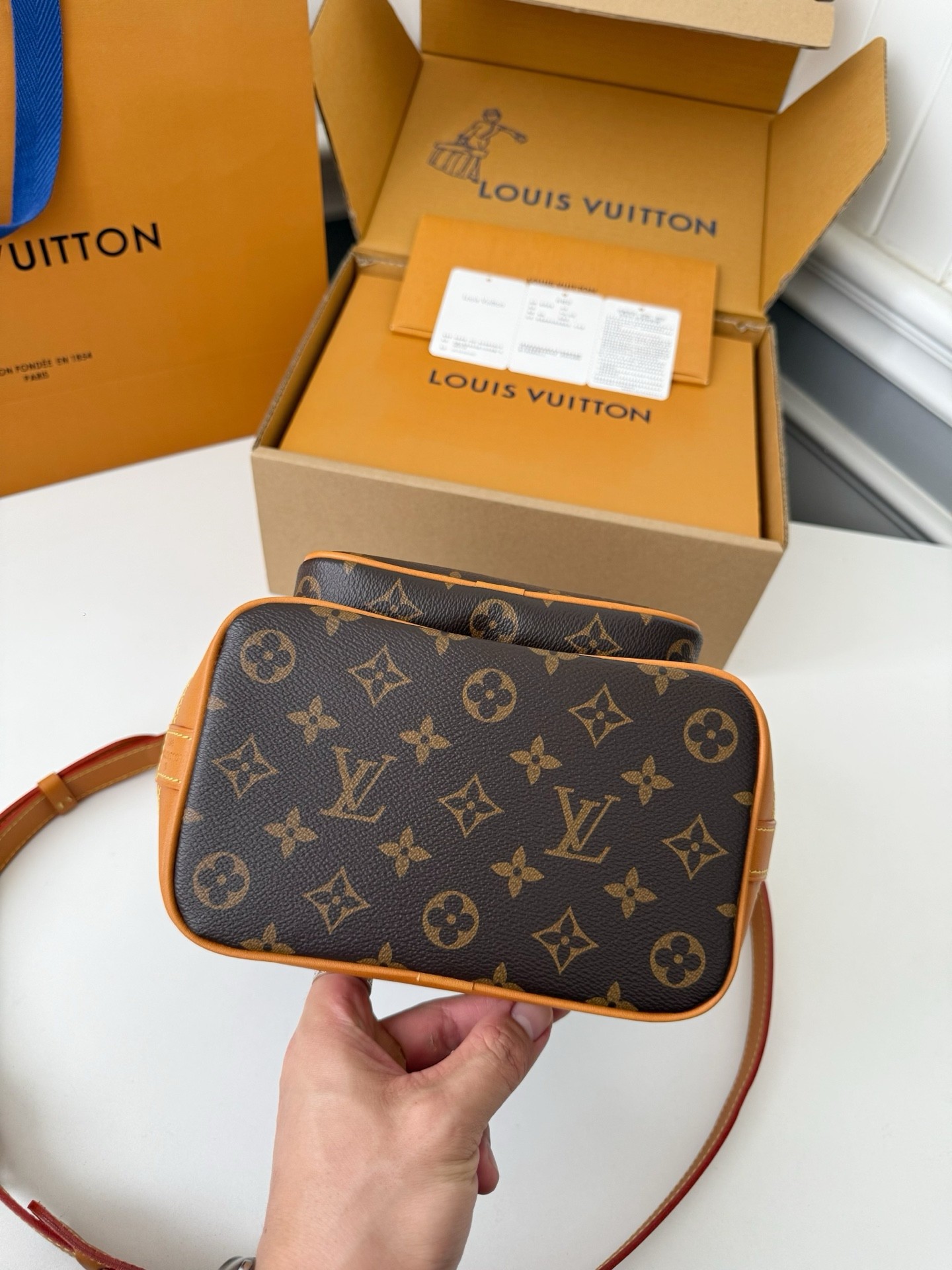 「#4040」LV NOÉ CARGO Vintage Handbag M14017,Size:24*16*22cm - Image 9