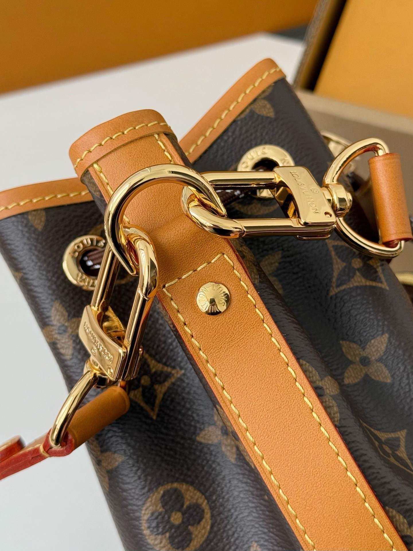 「#4040」LV NOÉ CARGO Vintage Handbag M14017,Size:24*16*22cm - Image 5