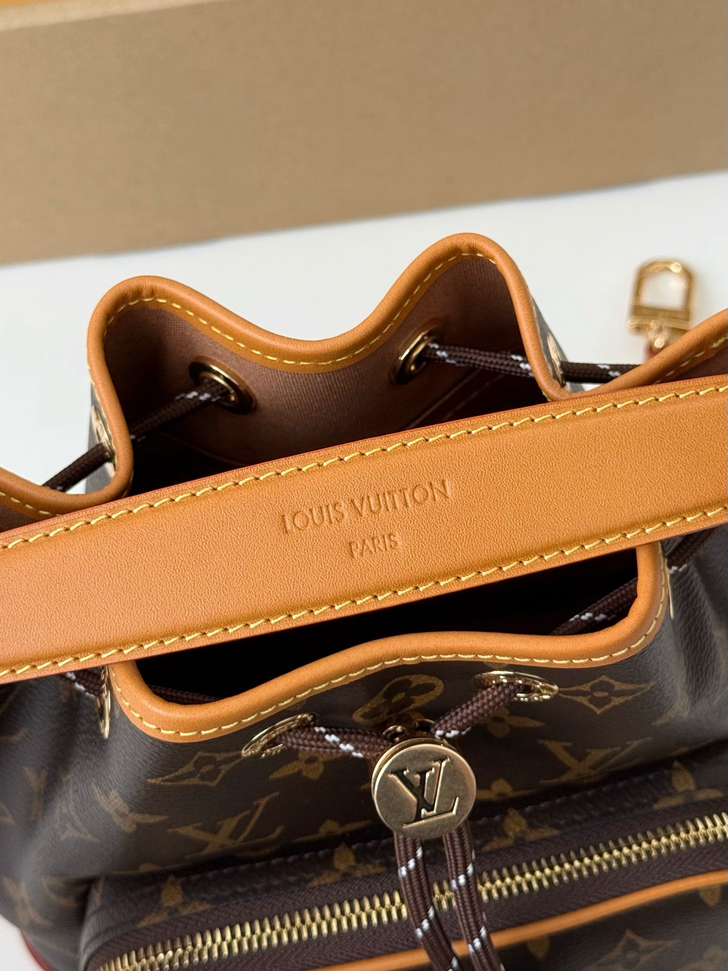 「#4040」LV NOÉ CARGO Vintage Handbag M14017,Size:24*16*22cm - Image 10
