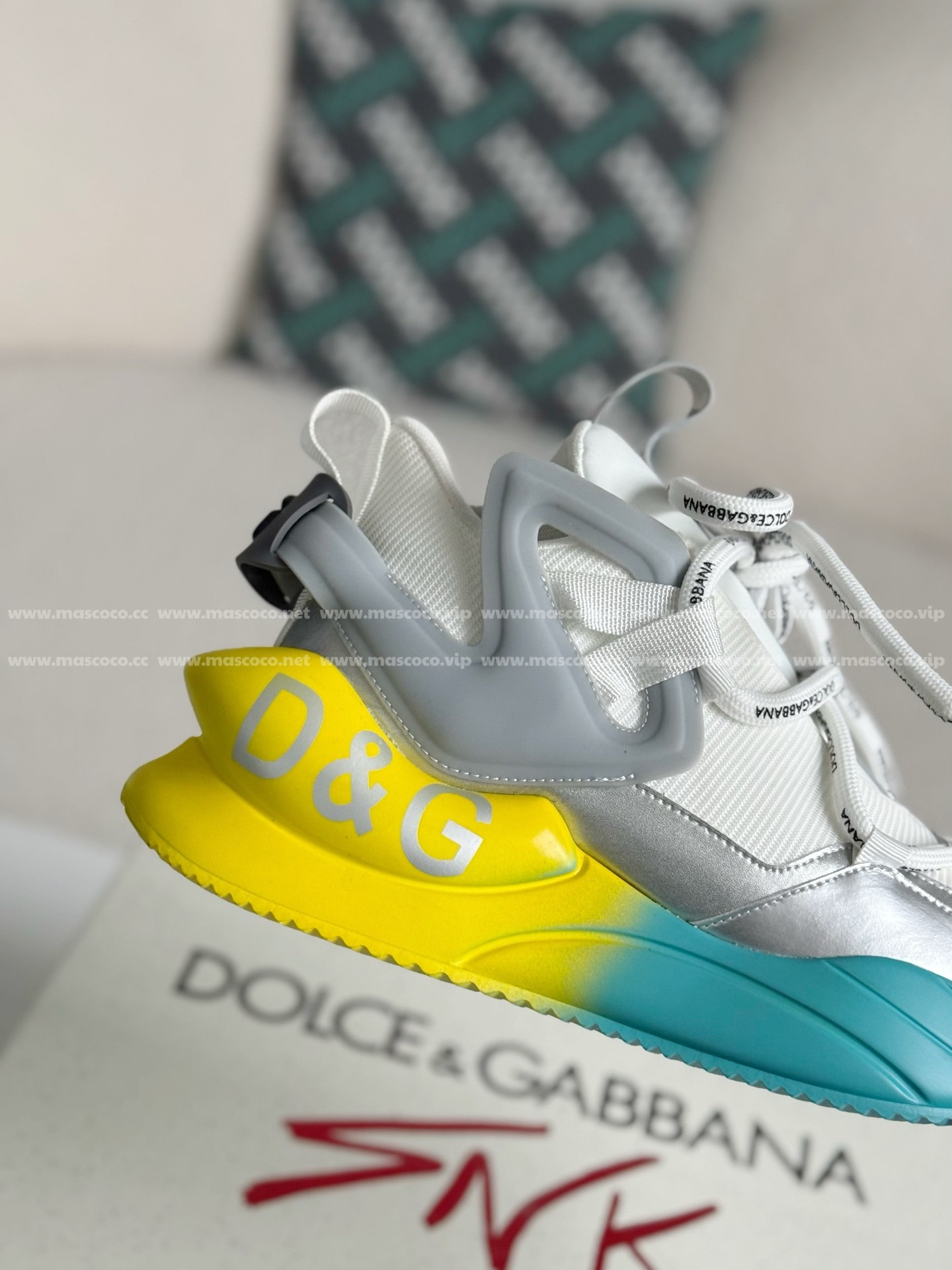 「#4230」Dolce&Gabbana Mesh Leather Sports Casual Shoes - Image 7