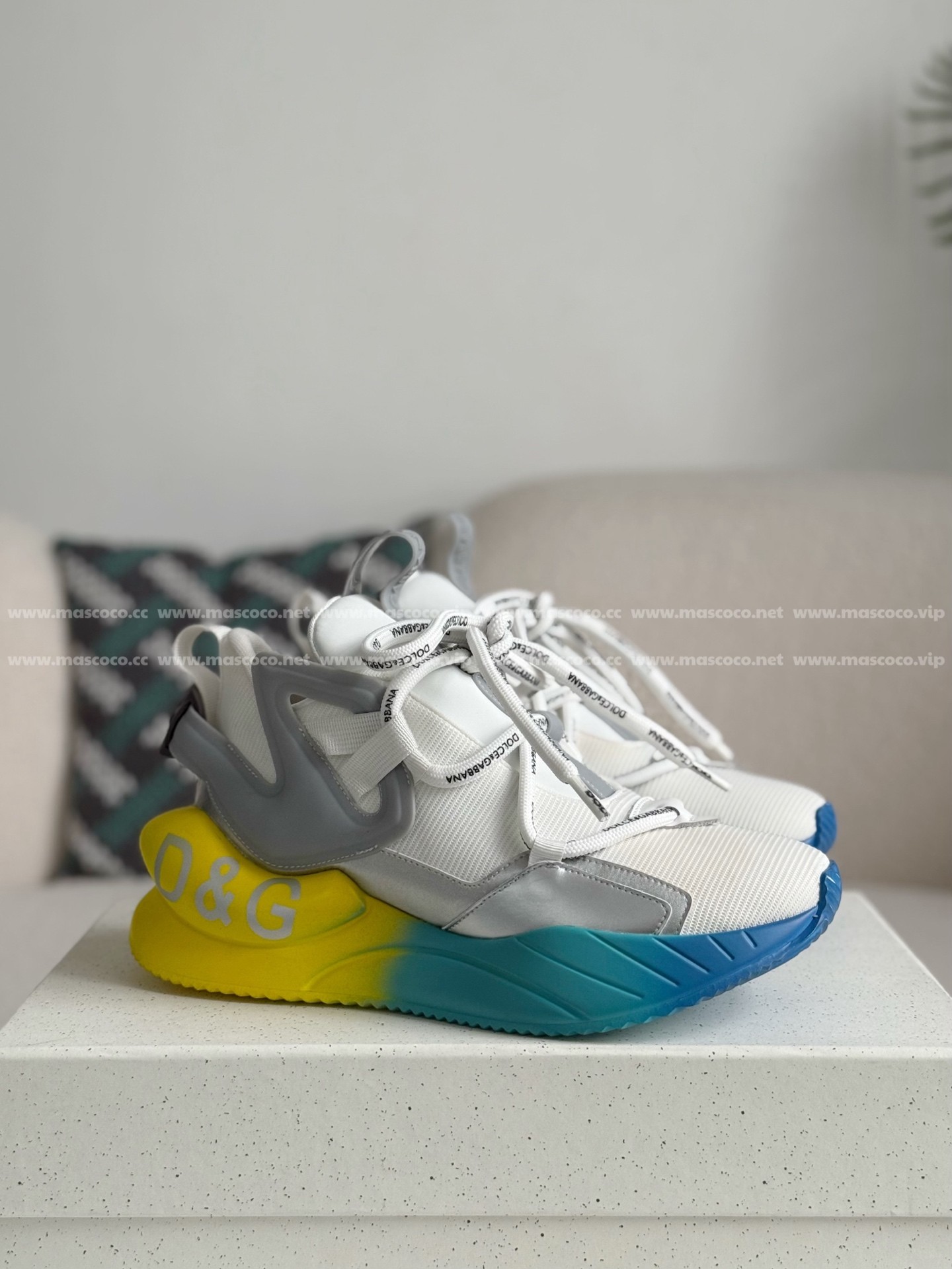 「#4230」Dolce&Gabbana Mesh Leather Sports Casual Shoes - Image 2