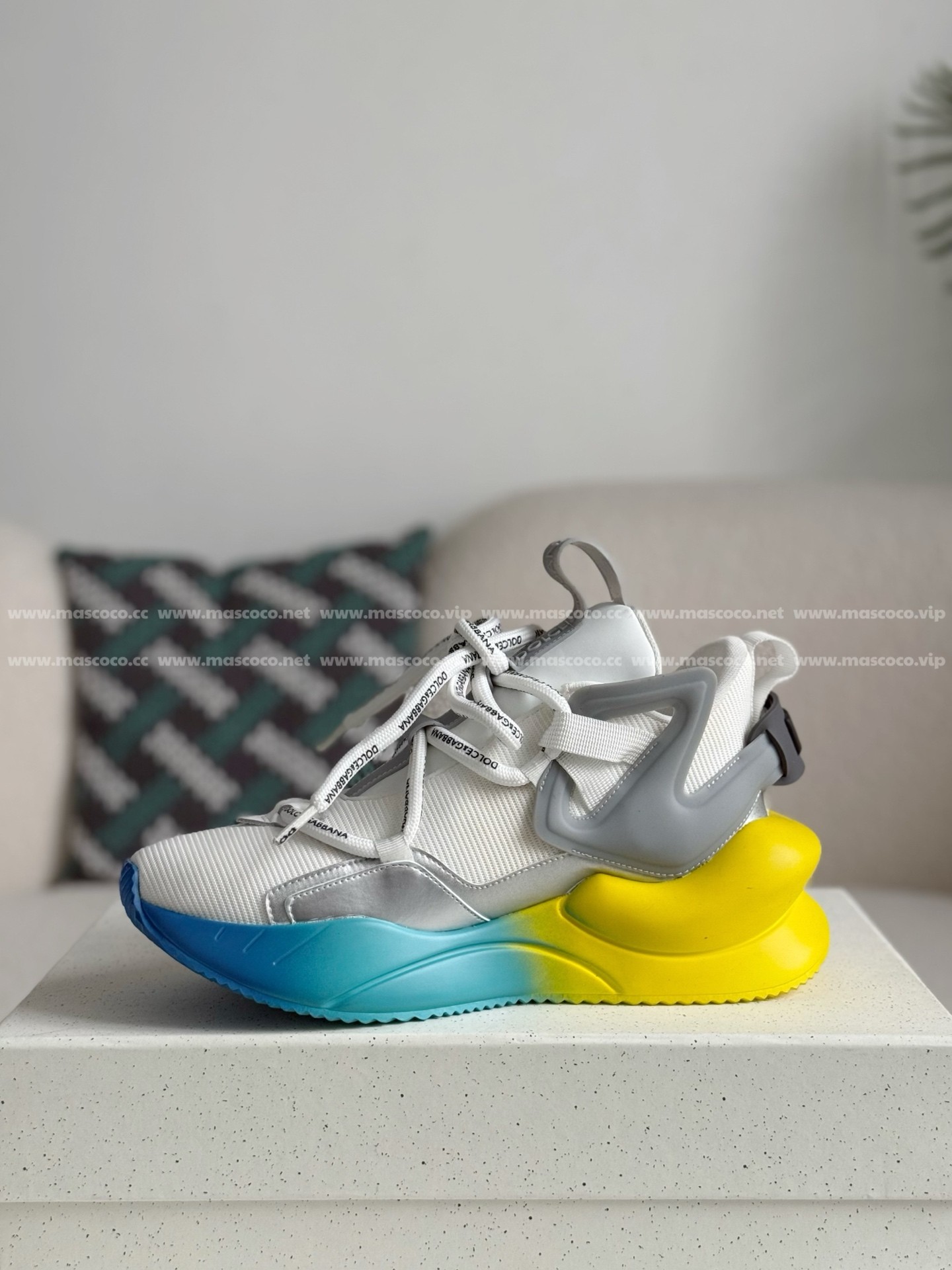 「#4230」Dolce&Gabbana Mesh Leather Sports Casual Shoes - Image 4