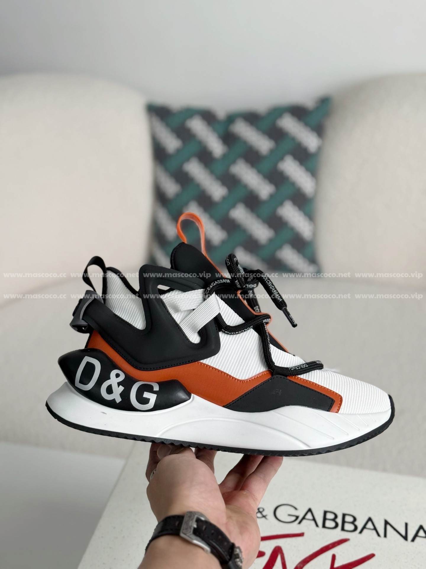 「#4231」Dolce&Gabbana Mesh Leather Sports Casual Shoes - Image 6