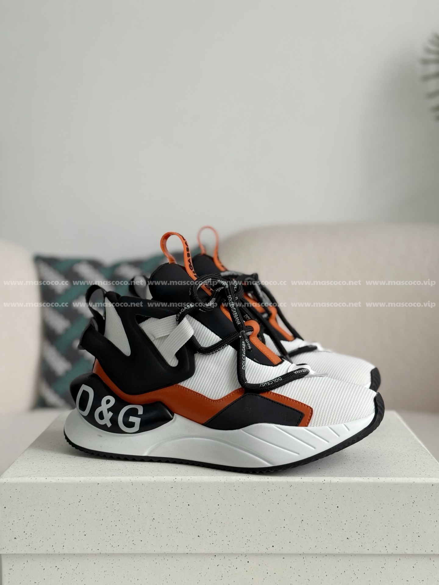 「#4231」Dolce&Gabbana Mesh Leather Sports Casual Shoes - Image 2