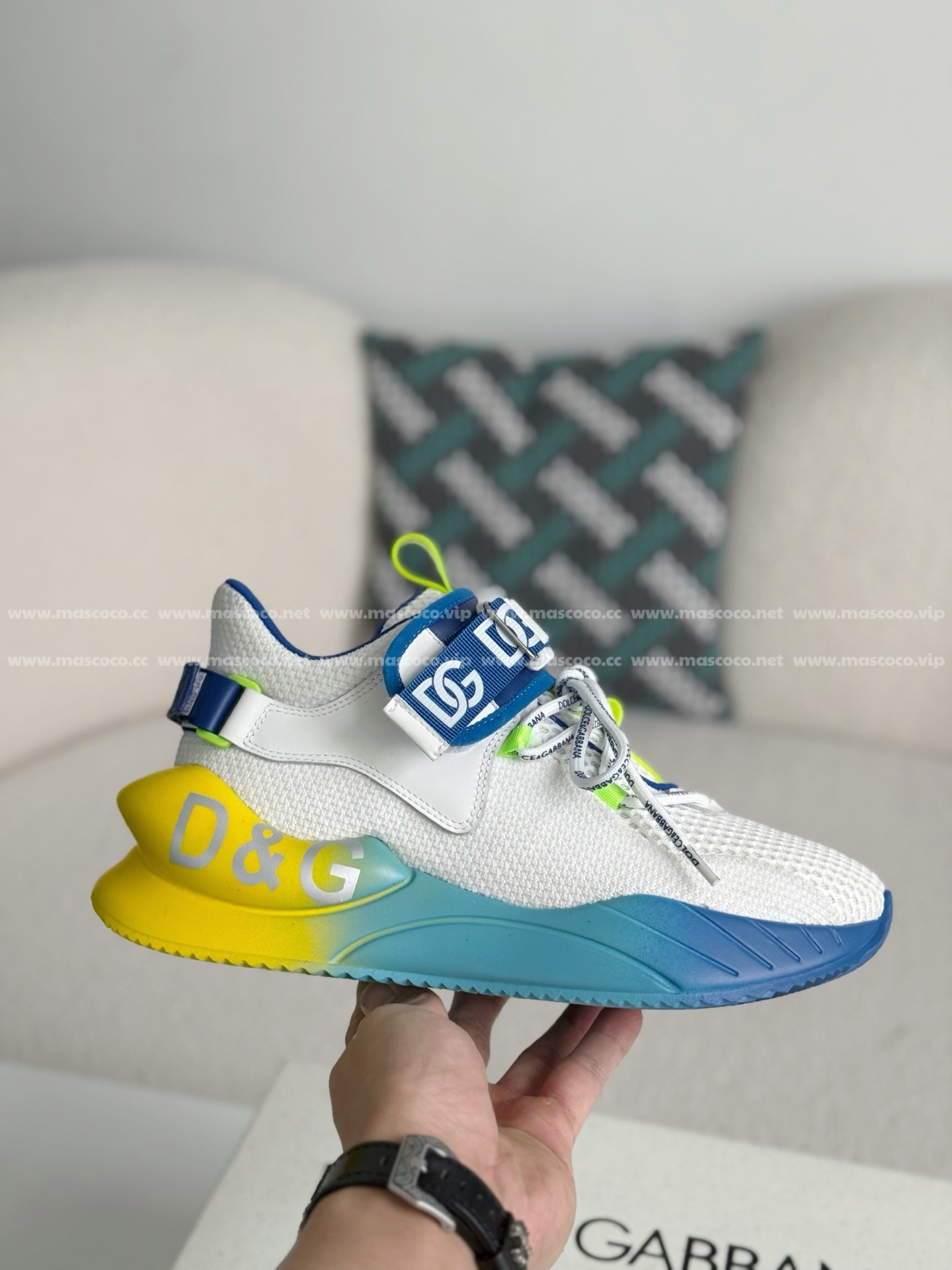 「#4232」Dolce&Gabbana Mesh Leather Sports Casual Shoes - Image 6