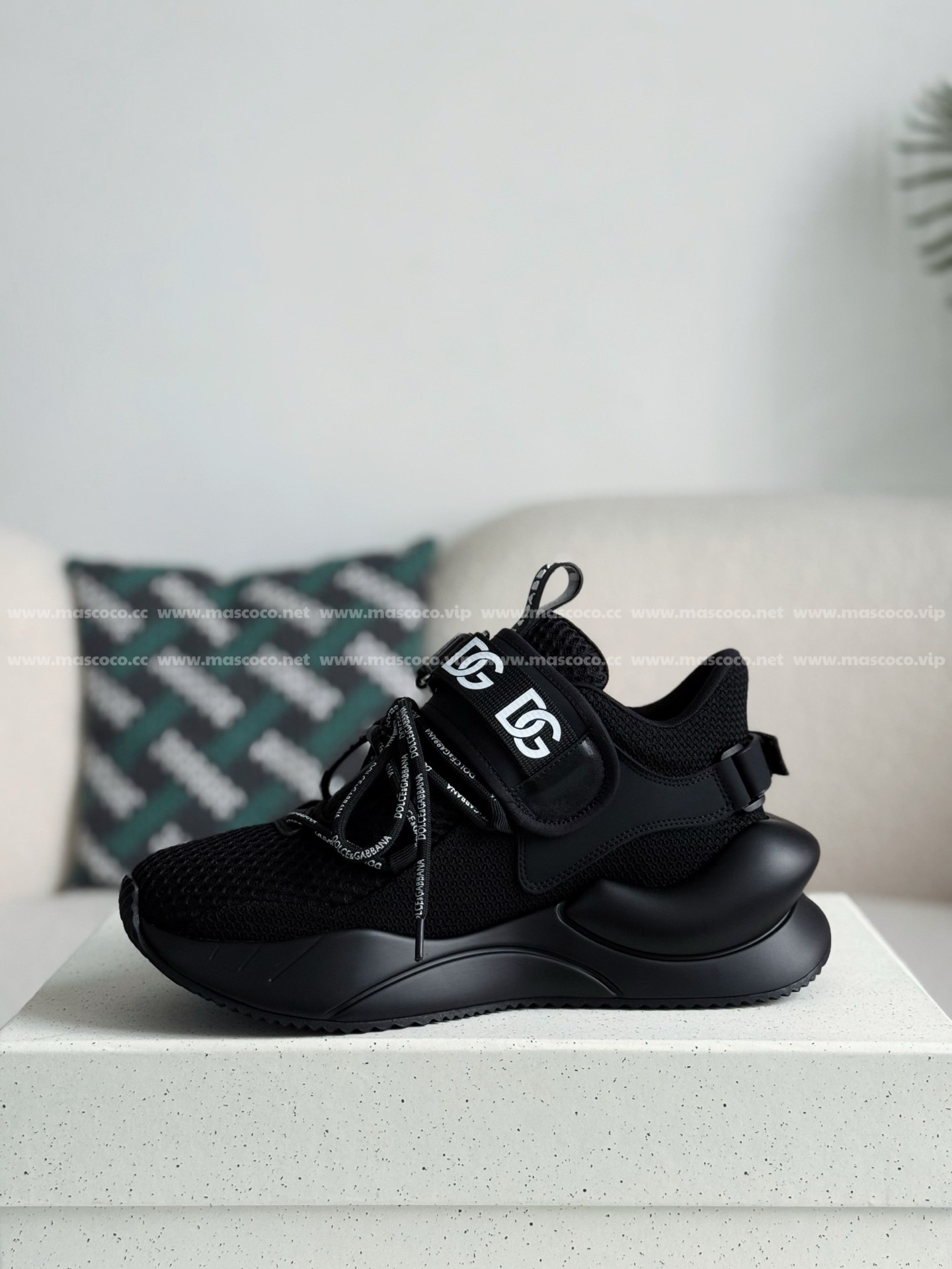 「#4234」Dolce&Gabbana Mesh Leather Sports Casual Shoes - Image 4